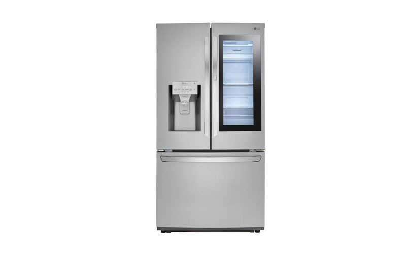 LG InstaView 26-cu ft French Door Refrigerator with Dual Ice Maker and Door with