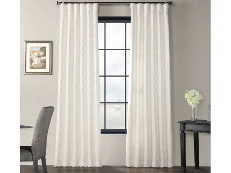 Paragon Cream Designer Jacquard Curtain