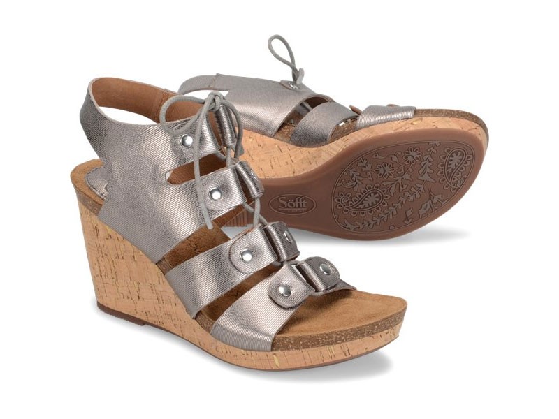 Sofft Carita Color Anthracite Sandal For Women