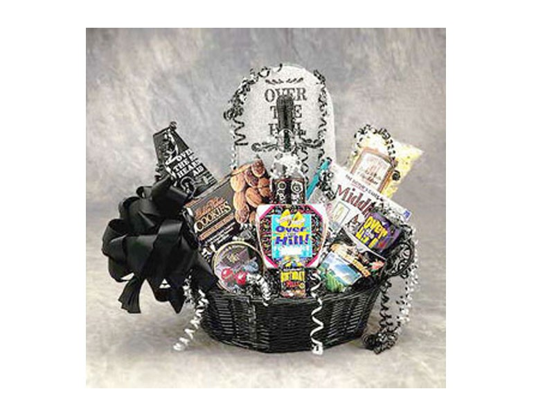 Over The Hill Birthday Basket