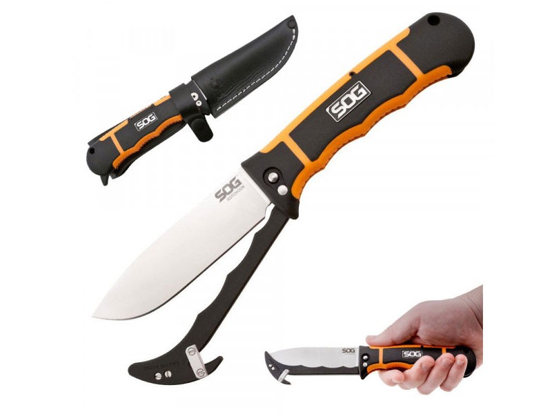SOG RotoHook Fixed Blade W/Folding Guthook