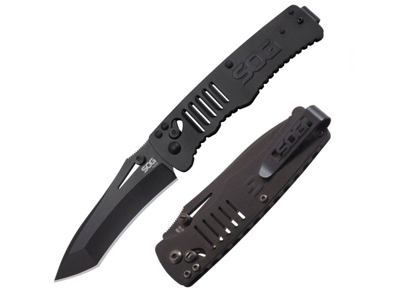 SOG Targa Arc-Lock Fine Edge Tanto Folder