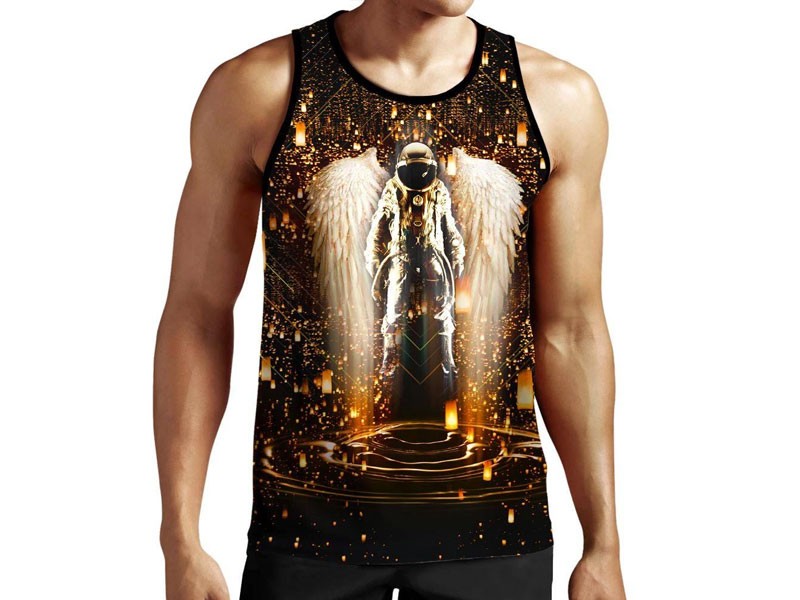 Astronaut Wings Tank Top For Men