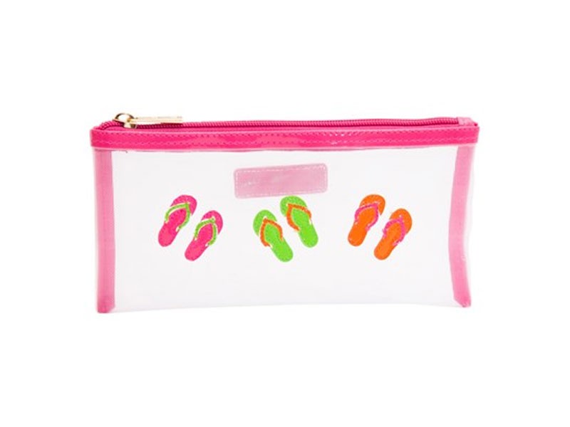 White Moya Case with Multi Color Flip Flops