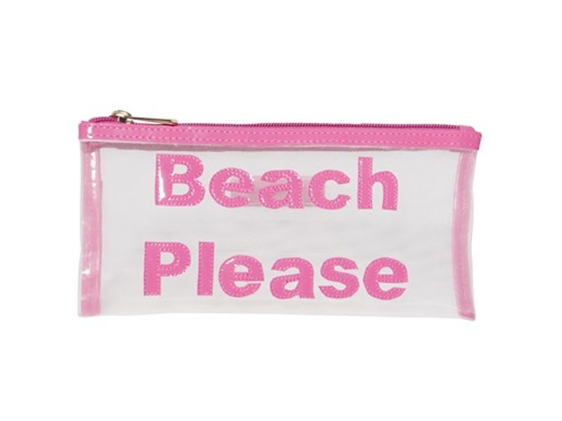 White Mesh Moya Case with Pink Beach Please