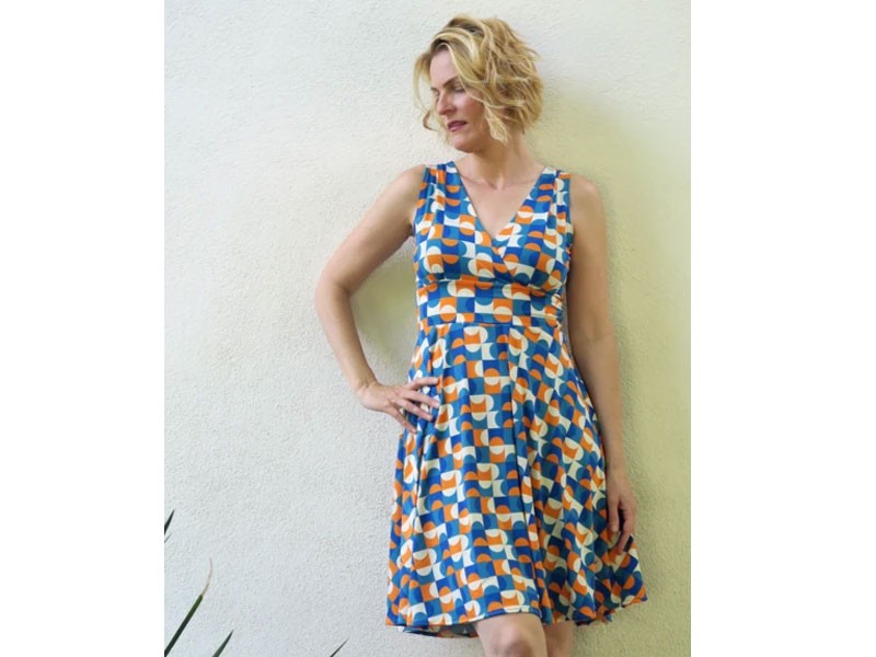 Women's Audrey Dress Mod Circles