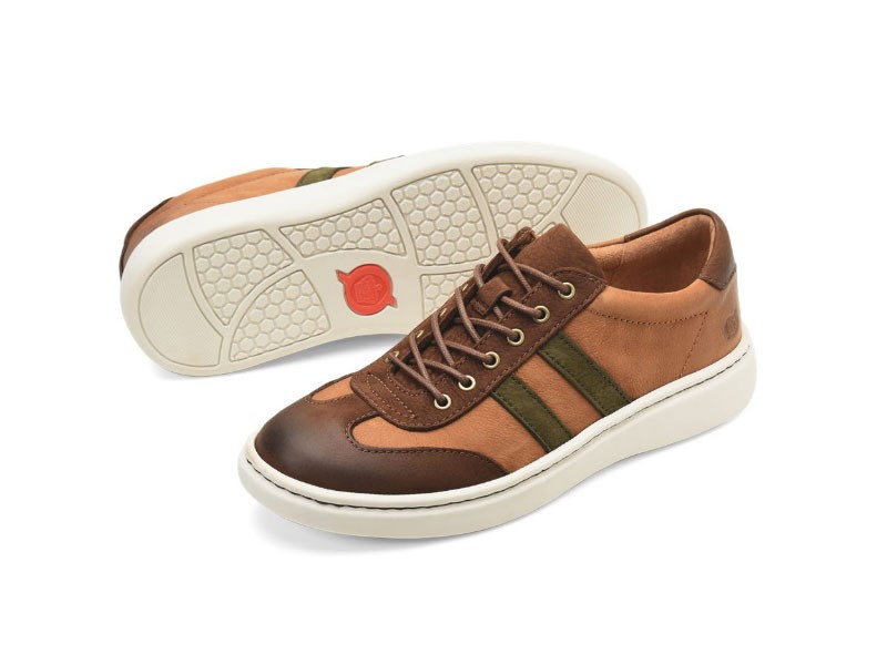 Born Fade Lace Up In Brown Sneakers For Men