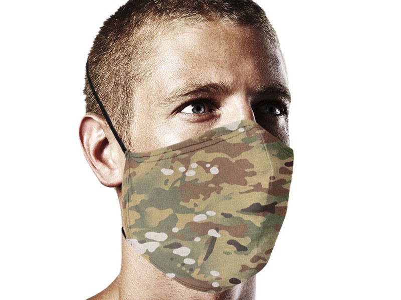 OCP Jersey Knit Cotton Face Mask with Head Bands