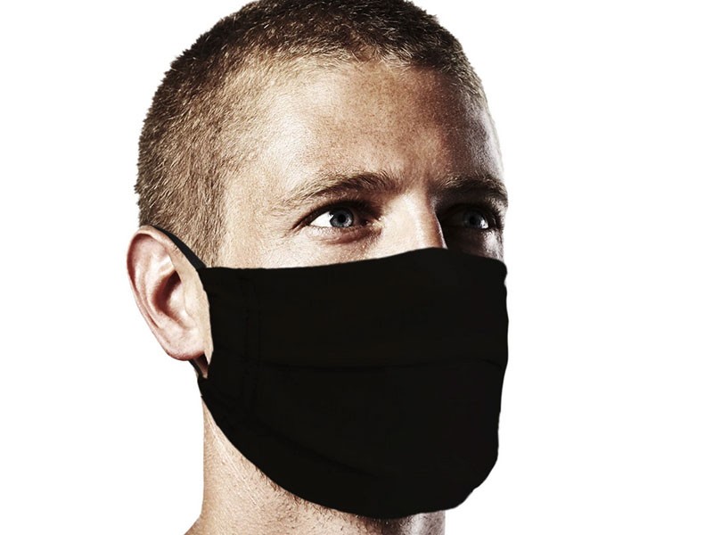 Jersey Knit Cotton Face Mask with Adjustable Ear Loops Various Colors