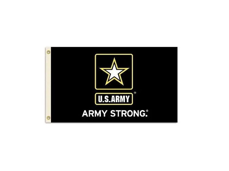 3X5 Nylon U.S Army Strong Logo Flag