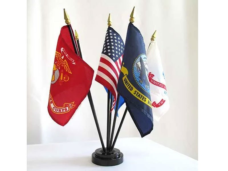 Miniature Armed Forces Flag Set