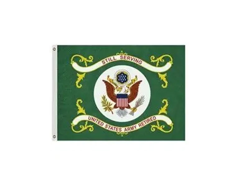 3 X 4 Army Retired Flag