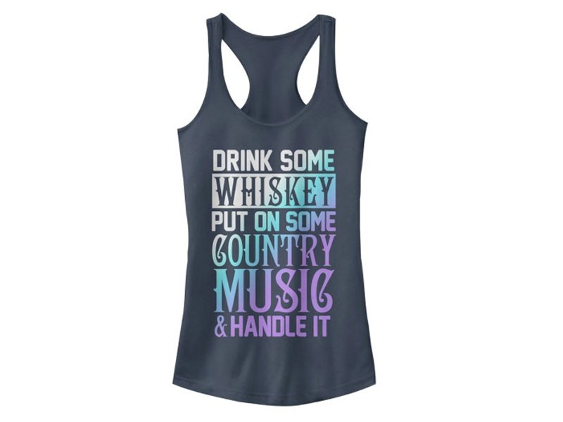 Junior's Whiskey Country Music Handle It Tank Top For Kid