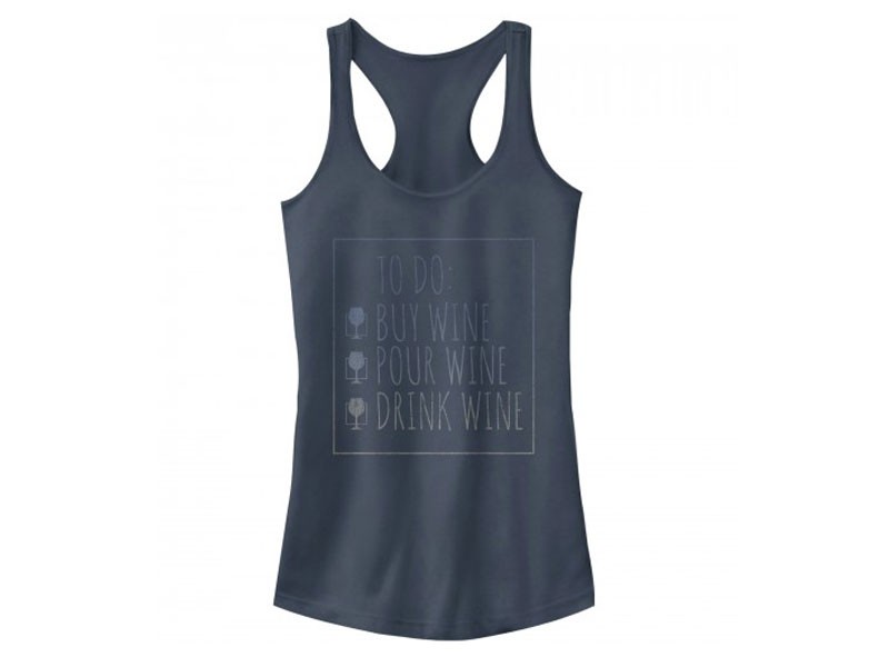 Juniors - CHIN UP Wine To Do List Kid's Tank Top