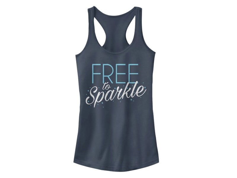 Junior's 4th of July Free to Sparkle Kid's Tank Top