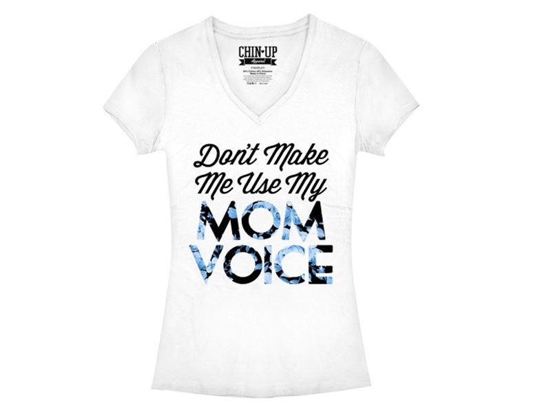 Junior's Mom Voice T-Shirt For Kid