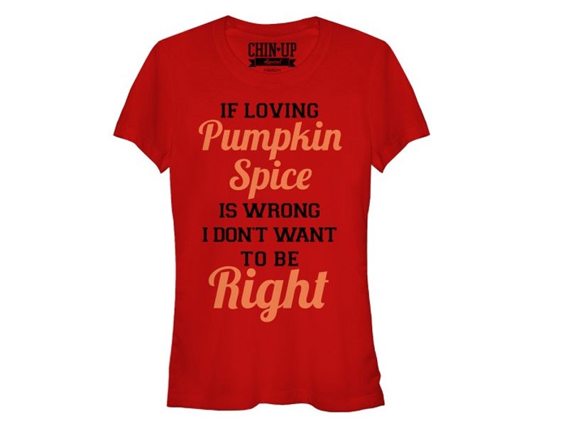 Junior's Loving Pumpkin Spice Kid's T-Shirt