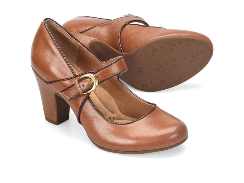 Miranda Cork Sturdy Brown High Heel Pump For Women