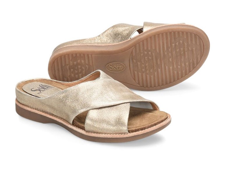 Brylee Gold Sandal For Women 