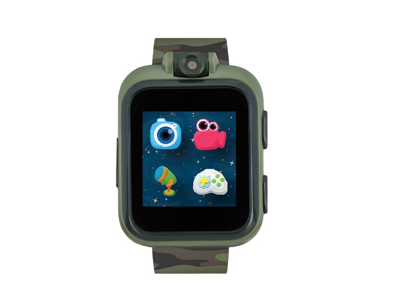 Kids iTouch Playzoom Green Camo Tech Smart Watch