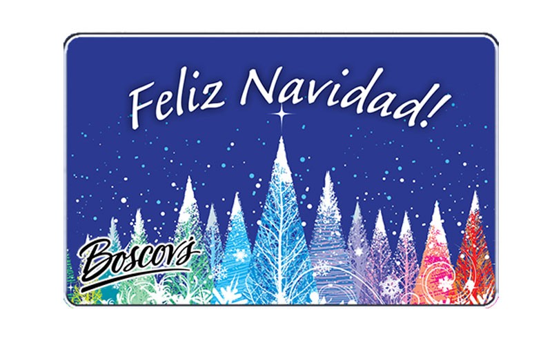 Boscov's Feliz Navidad Gift Card