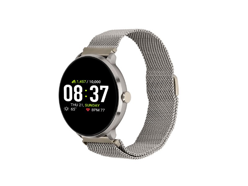 Unisex iTouch Sport Silver Mesh Smart Watch