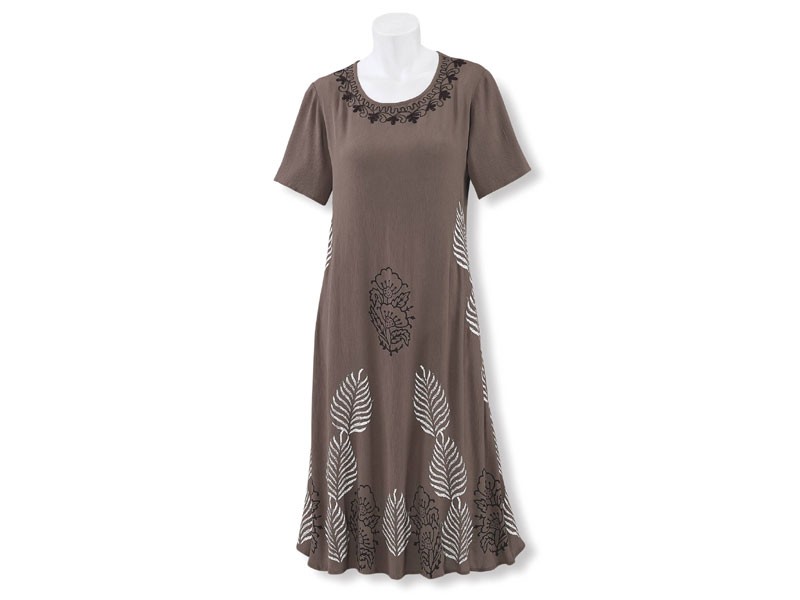 Fern Leaves Dress For Women