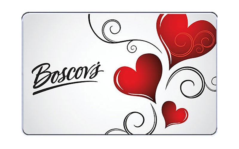 Boscov's Hearts Gift Card