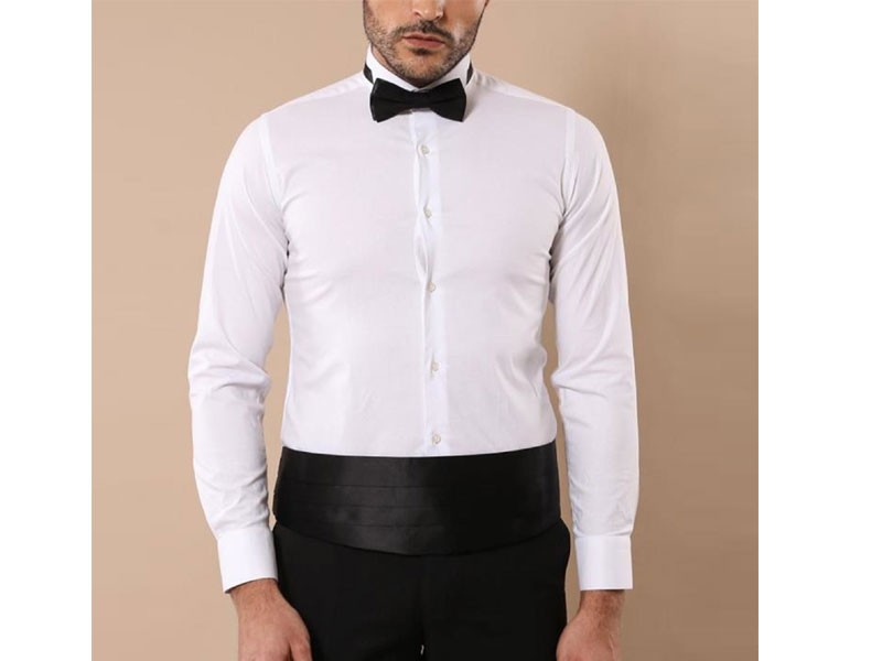 Jacob Tuxedo Men's Shirt White