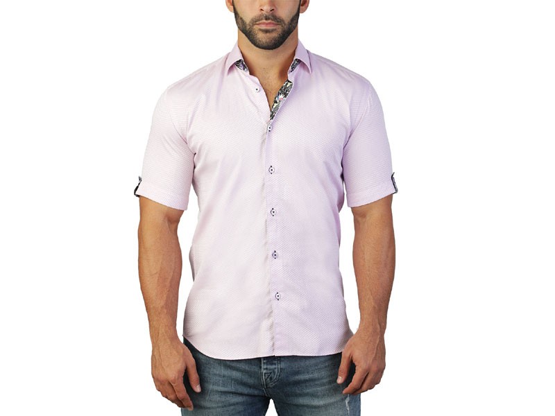 Men's Castle Short Sleeve Dress Shirt