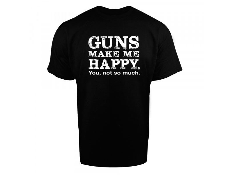 Men's Guns Make Me Happy T-Shirt