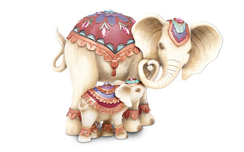 Trunks Of Love Mother And Child Elephant Figurine Set