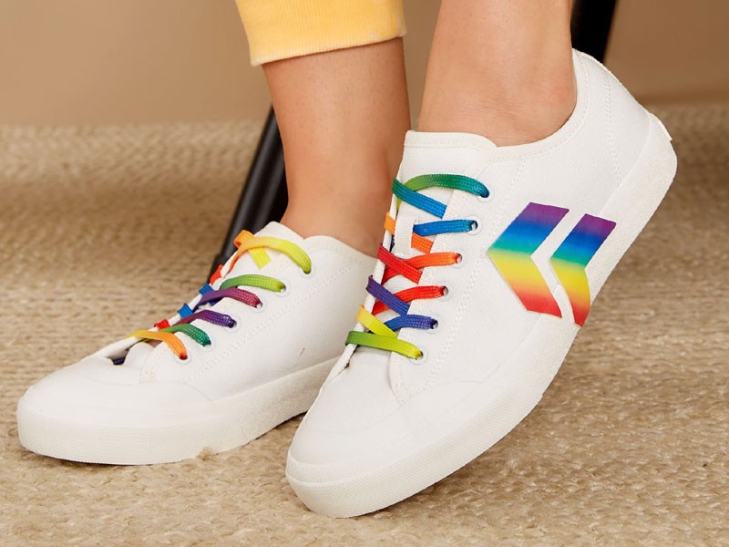 Bryton Rainbow Eco Canvas Sneakers For Women