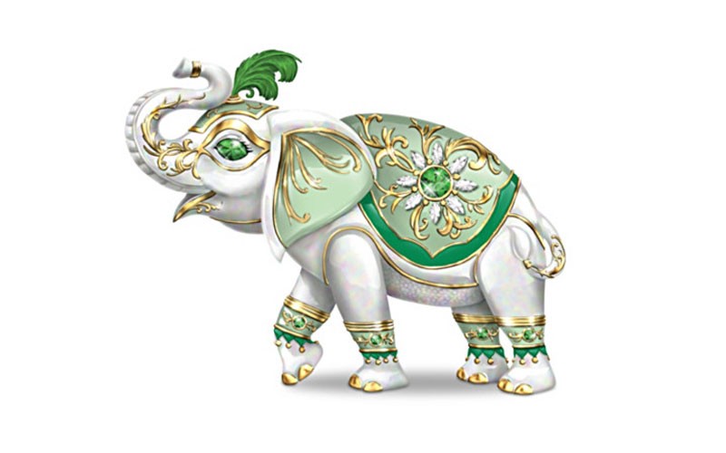 Fortune's Smile Elephant Figurine