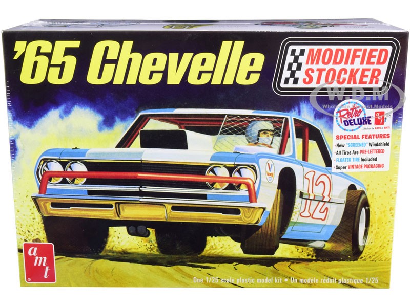 Skill 2 Model Kit 1965 Chevrolet Chevelle Modified Stocker 125 Model by AMT