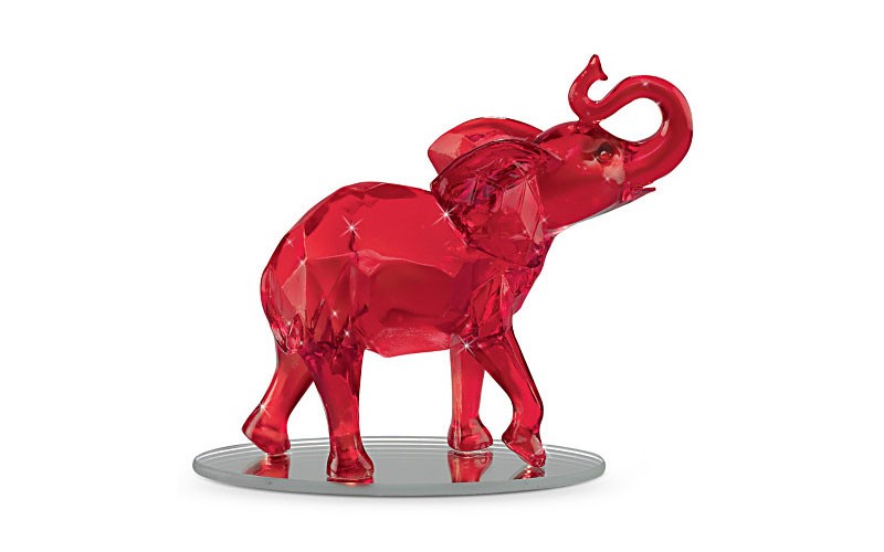 Blake Jensen Matriarch Of The Red Diamond Elephant Figurine