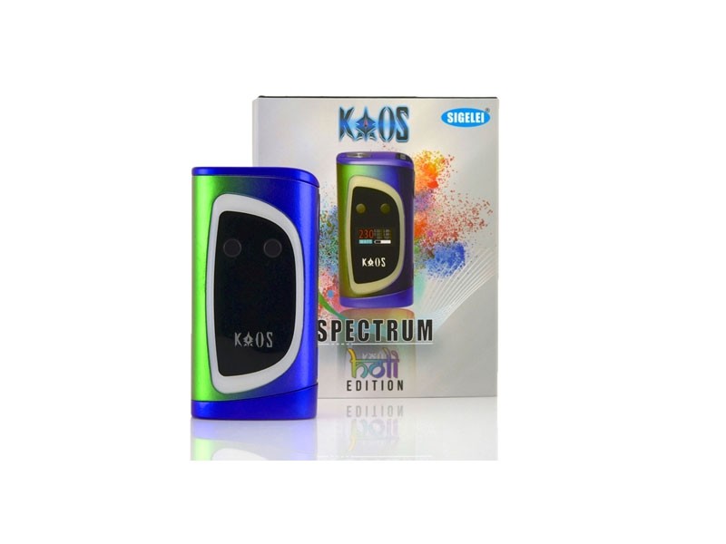 Sigelei Kaos Spectrum Dual 18650 230W TC Box Mod Holi Edition