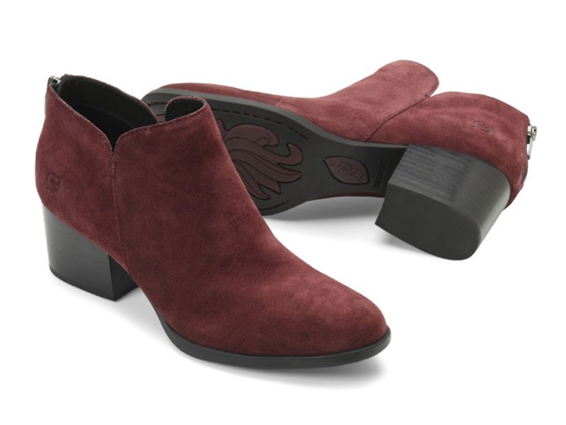Born Aare In Vino Suede Boots For Women