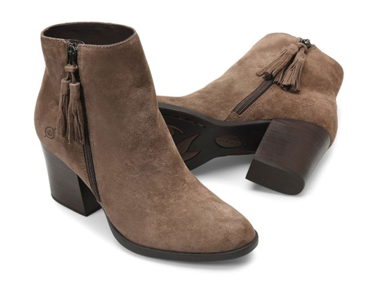 Born Ervine In Taupe Suede Women's Boots