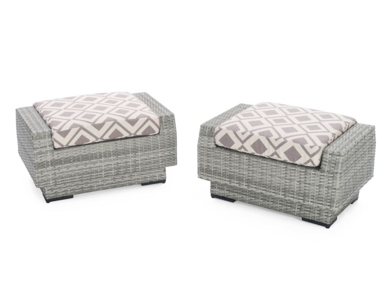 Cannes Club Ottomans Wisteria Lavender