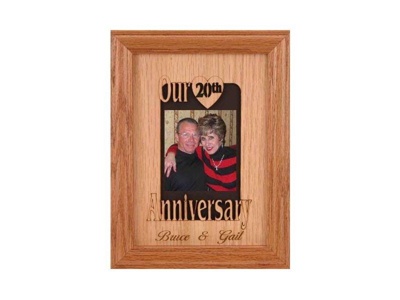 Anniversary 20th Emerald Frame