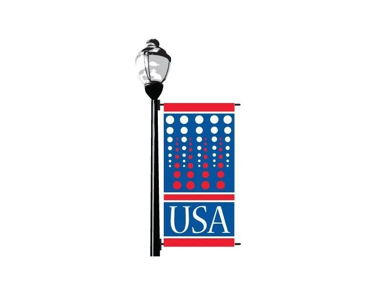 Retro USA Street Banner