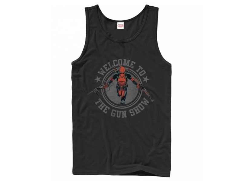 Men's Tank Top Deadpool Gun Show