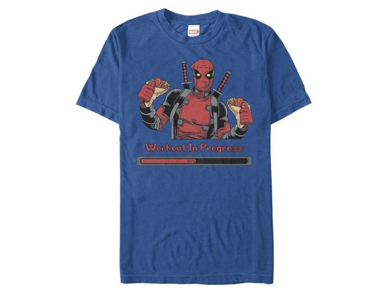 Deadpool Workout in Progress T-Shirt For Men