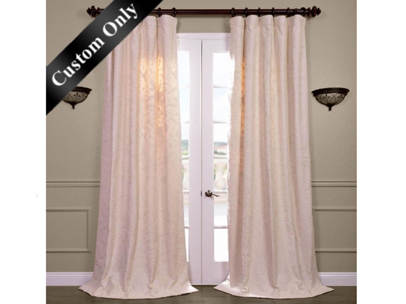 Aurora Embroidered Cotton Crewel Curtain