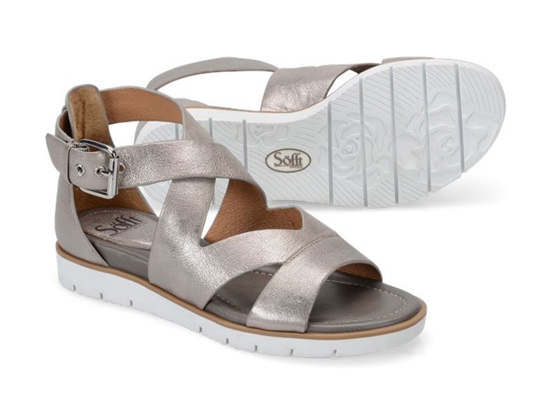 Women's Mirabelle Anthracite Metallic Sandal