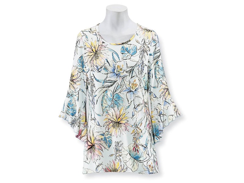 Enchanted Blossoms Tunic For Women