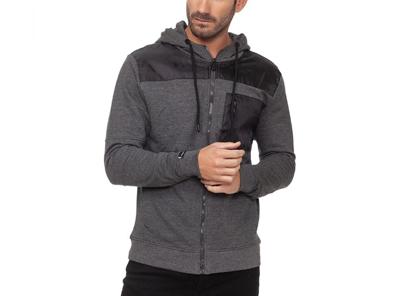 Men's Nevis Hoodie Charcoal Marl