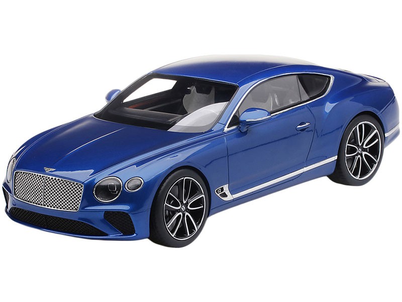 Bentley Continental GT Sequin Blue Metallic 1/18 Model Car