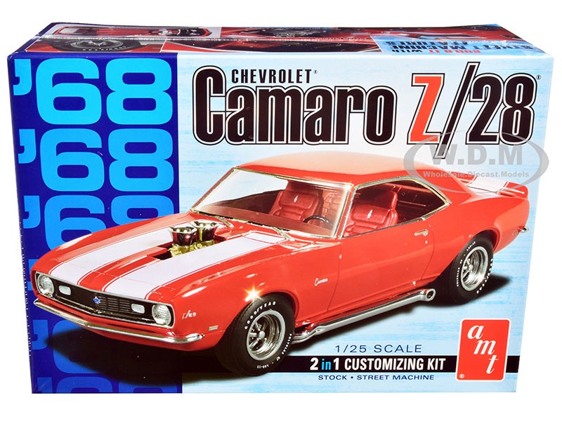 Skill 2 Model Kit 1968 Chevrolet Camaro Model By AMT